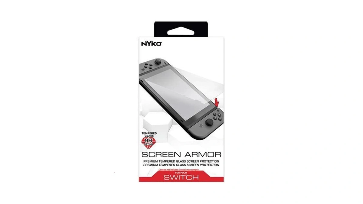 Nyko | Screen Armor - 9h Tempered Glass Top Of