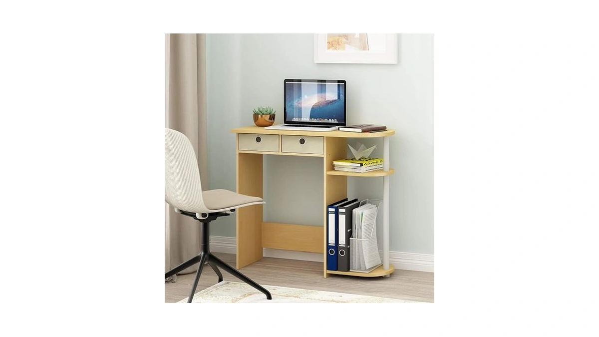 Furinno Go Green 32-inch Oak Computer Desk, Office Desk With