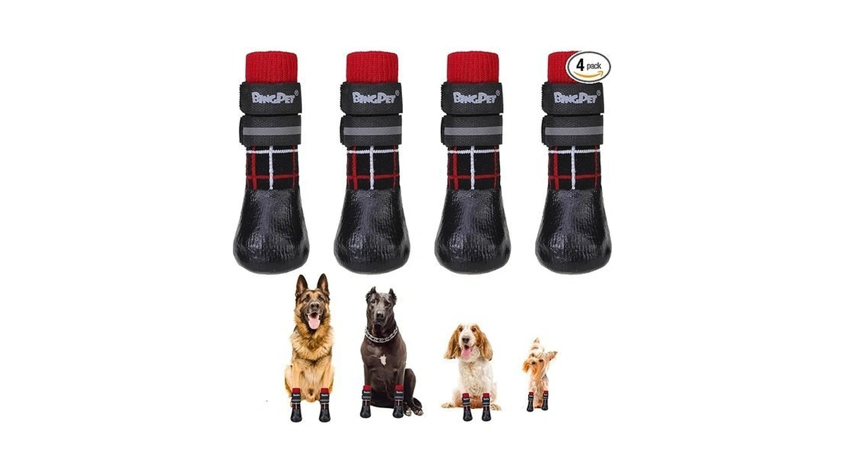 Bingpet Anti-slip Dog Socks For Hardwood Floors,injury Prevent Licking Dog