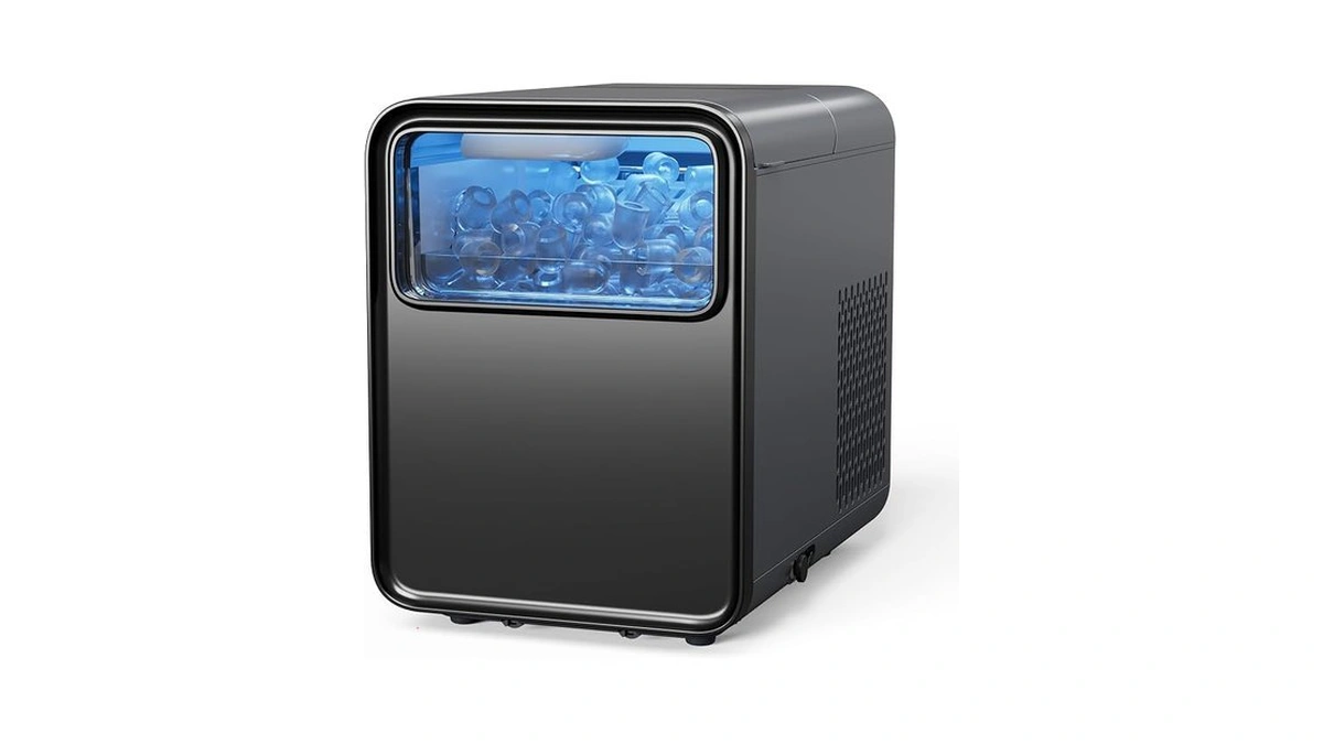 Amazon coupon: Breezome Ice Maker Countertop, 9 Ice Cub