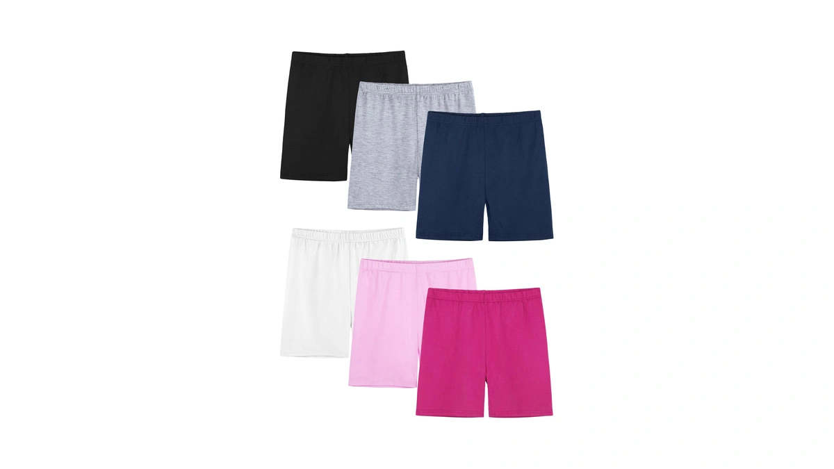 Amazon : Feoeor 6 Pack Girls Bike Shorts Cartwhee