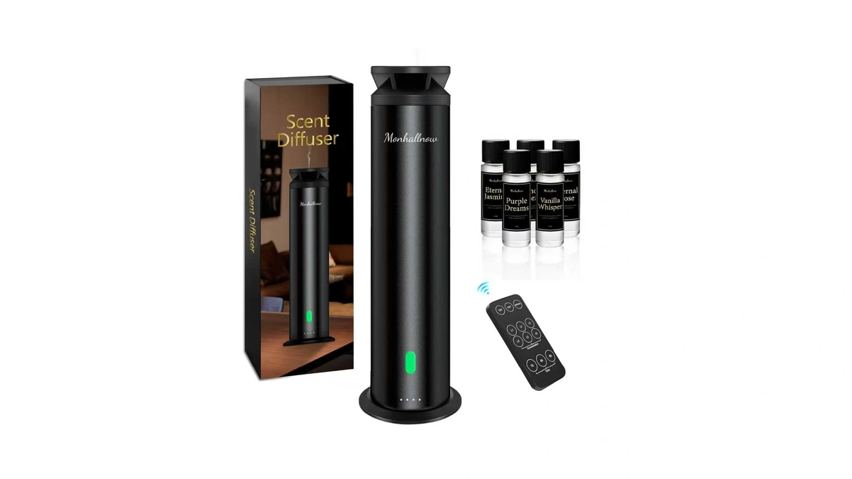 Waterless Scent Diffuser Starter Kit – 1000 Sq Ft Coverage,