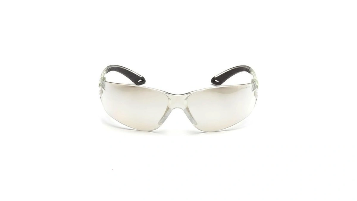 Pyramex Itek Safety Eyewear, Indoor/outdoor Mirror Lens With Indoor/outdoor Mirror