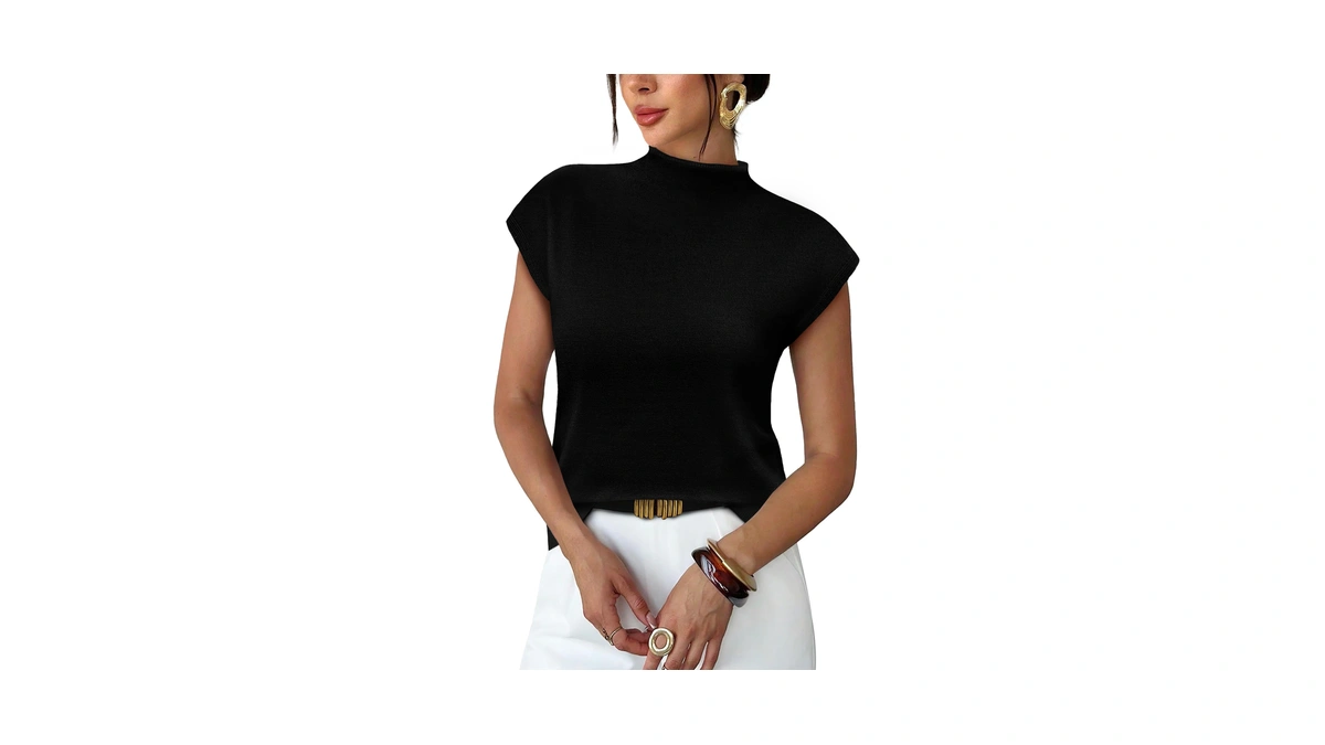 Mock Neck Tops For Women Spring Summer Sweaters Turtleneck Tops