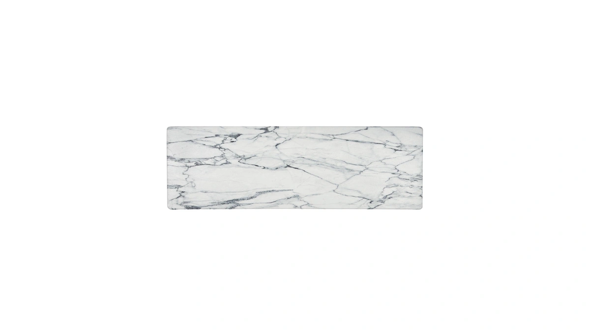 Home Dynamix Cozy Living Modern Marble Runner Anti-fatigue Kitchen Mat,