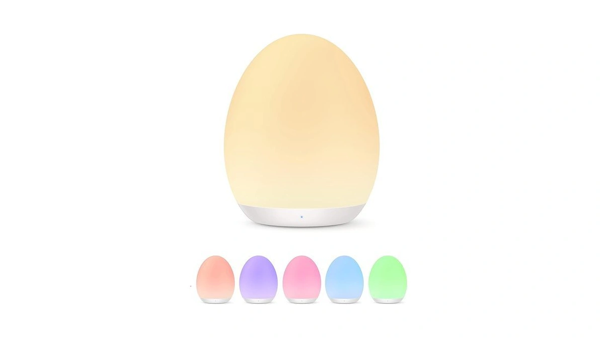 Jolywell Night Light For Kids, Baby Night Light With 7