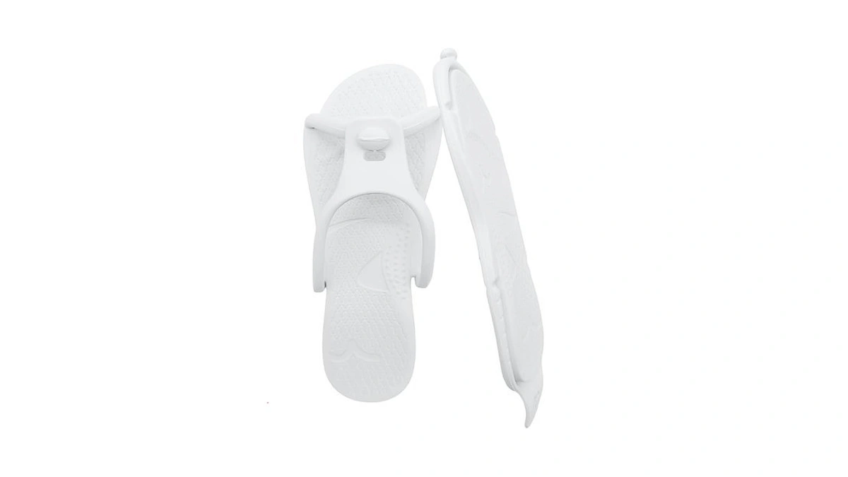 Veatnie Slide Sandals For Women Men, Shower Shoes Flodable Travel