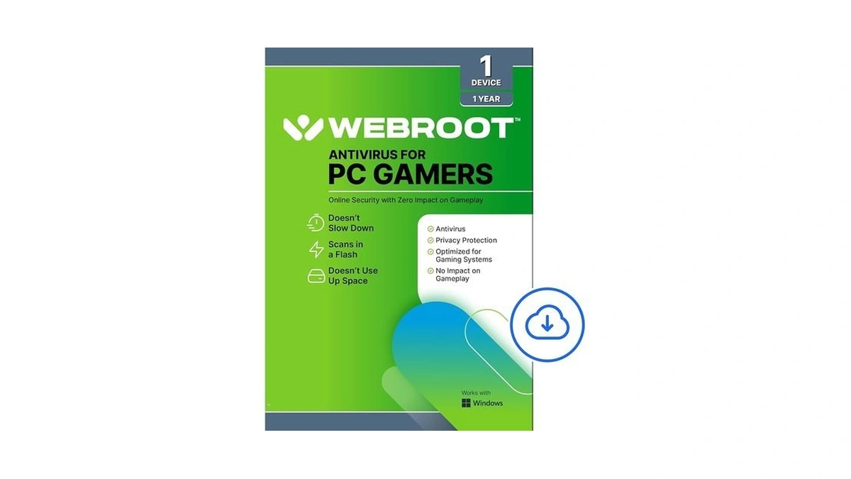 Webroot Antivirus For Pc Gamers 2026 | 1 Device |