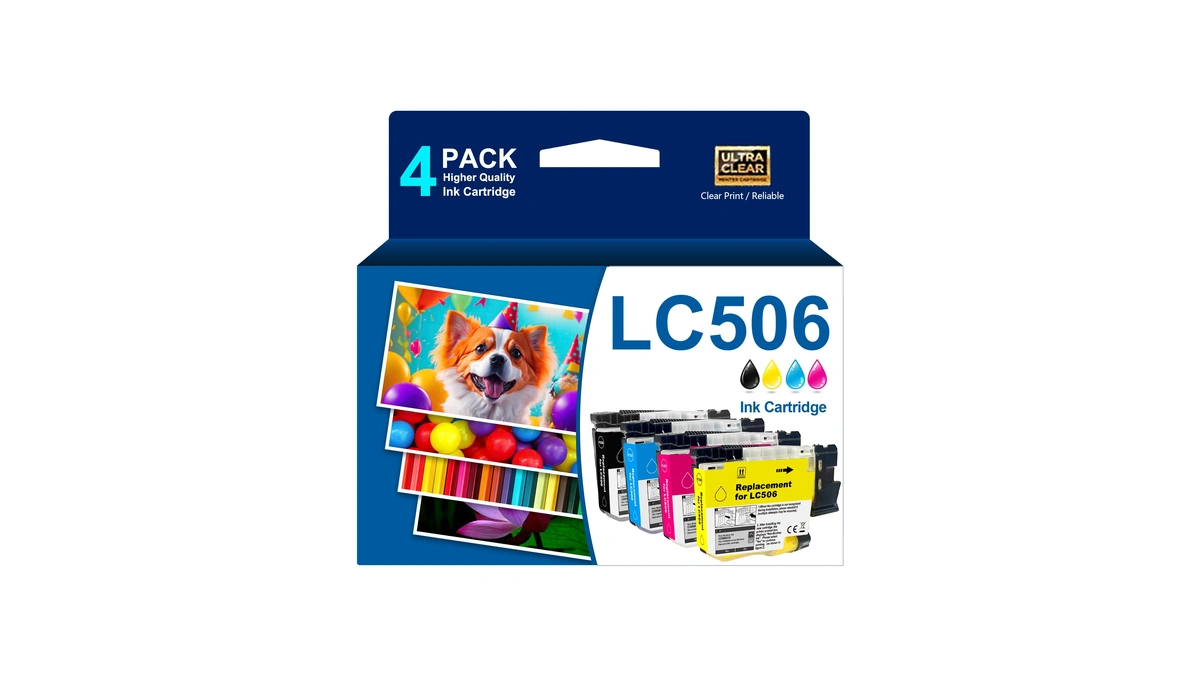 Shovten Lc506 Ink Cartridges Combo Pack Replacement For Brother Lc