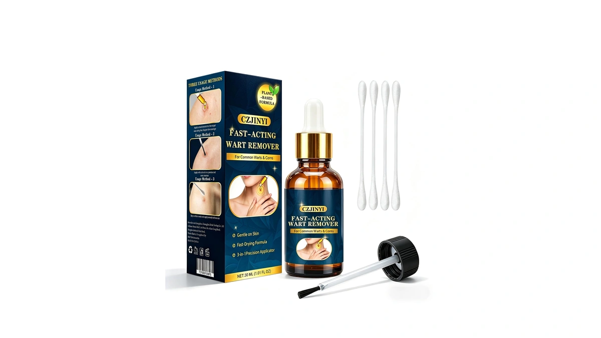 Czjinyi Skin Tag Remover & Wart Remover Liquid, Fast Acting