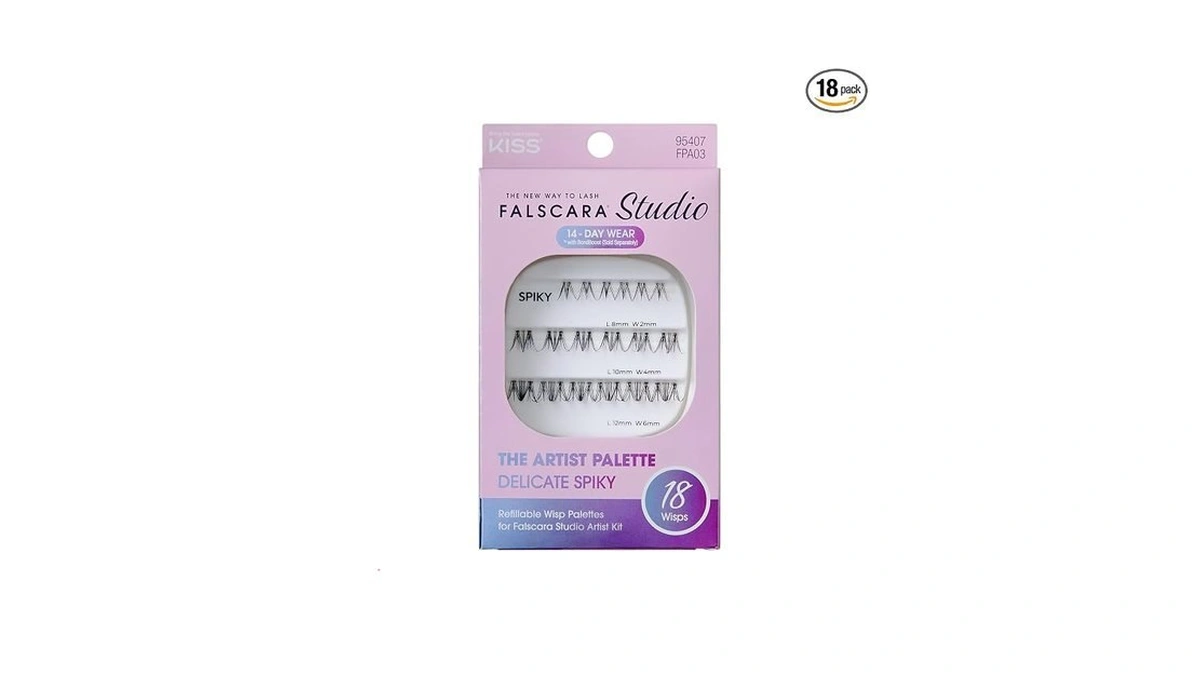 Falscara Studio Lash Extension Kit, Individual Lash Palette, 18 Stackable