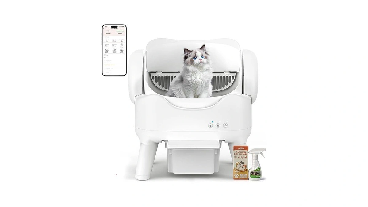Rpz Self Cleaning Litter Box With App, Automatic Litter Box