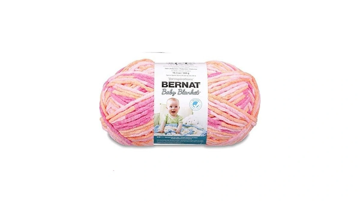 Bernat Baby Blanket Big Ball Peachy