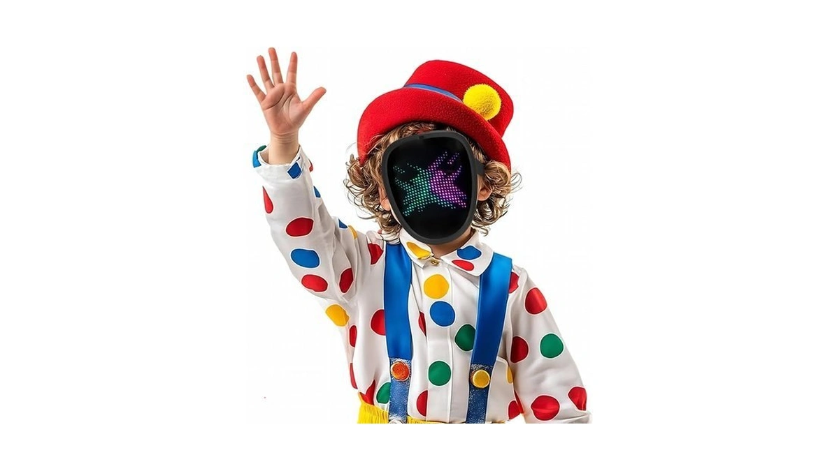 Mofyshine Kid Led Mask With Gesture Sensing, Light Up Mask
