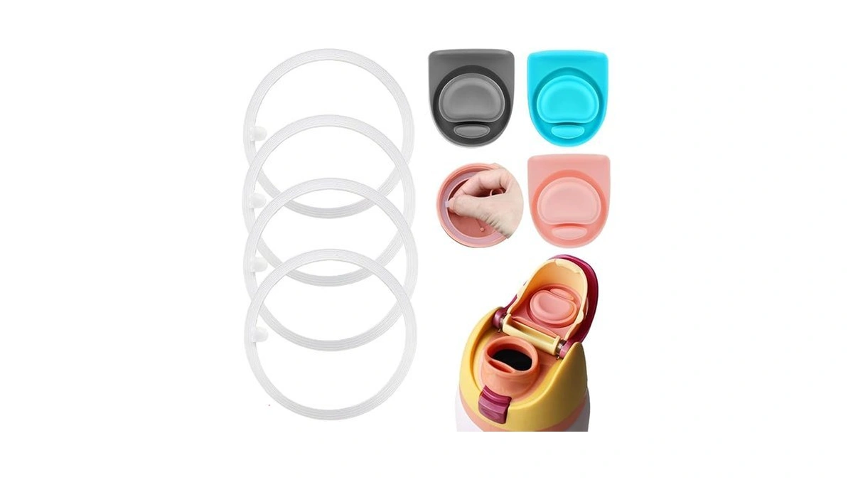 4pcs Seal Ring And 3pcs Replacement Stoppers For Owala Freesip