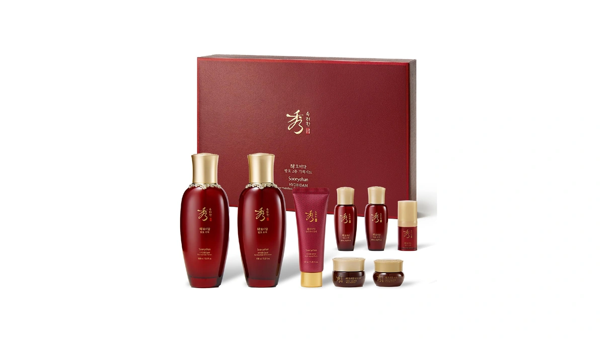 Sooryehan Hyobidam Fermented Skincare Gift Set With Wild Ginseng -