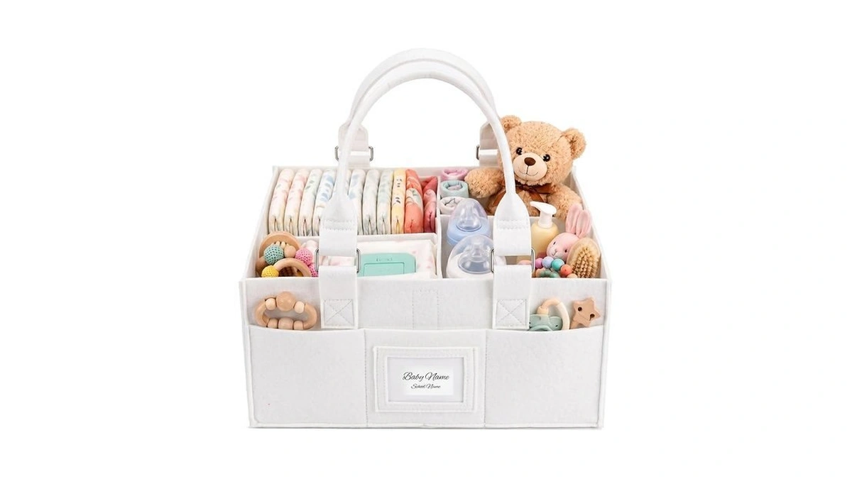Paovefor Diaper Caddy Organizer, Newborn Essetials Must Haves, Baby Registry