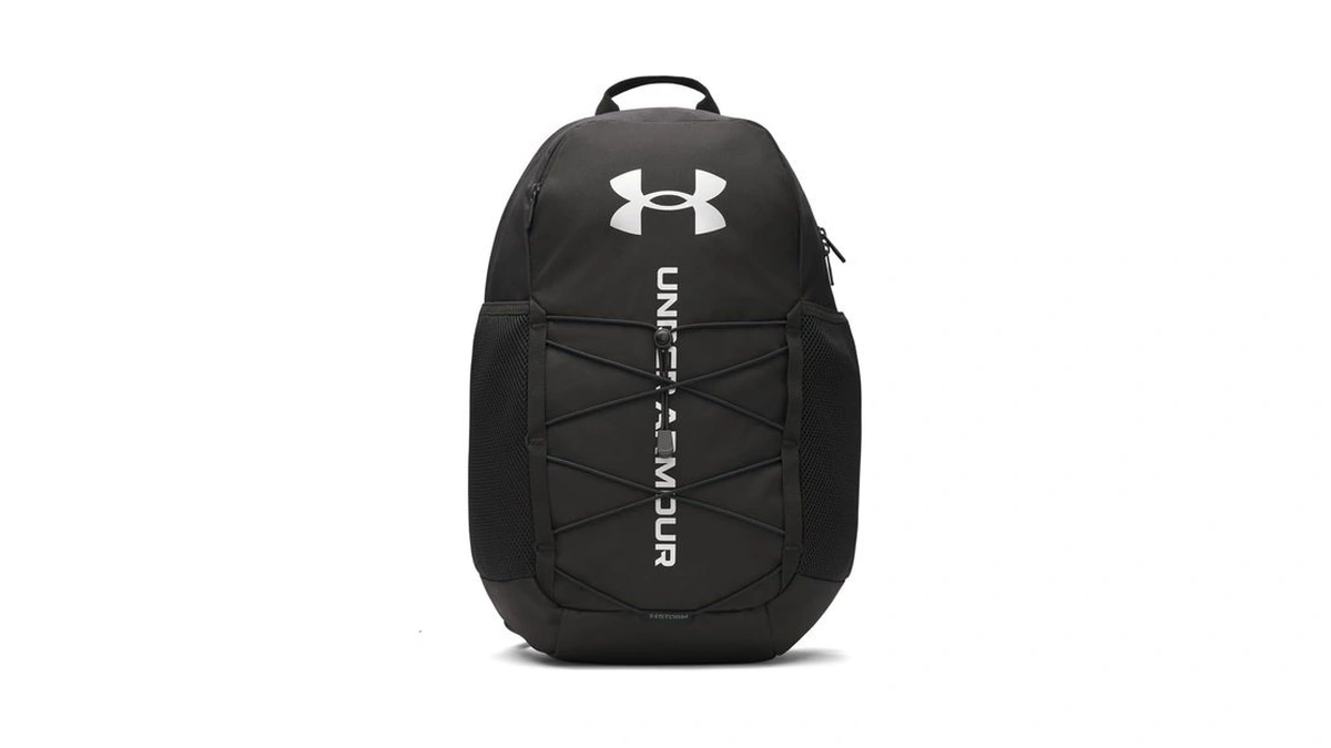 Under Armour Unisex Hustle Sport 6.0 Backpack, (001) Black/black/metallic Silver,