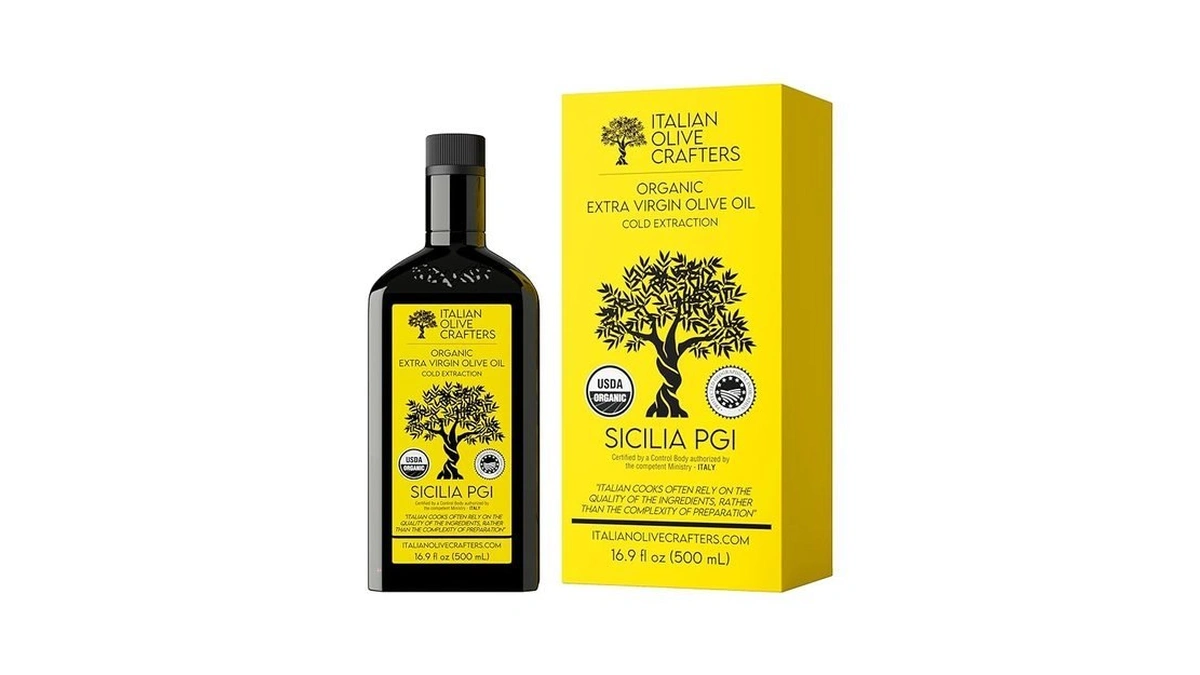 Italian Olive Crafters, Polyphenol Rich Organic Extra Virgin Olive Oil,