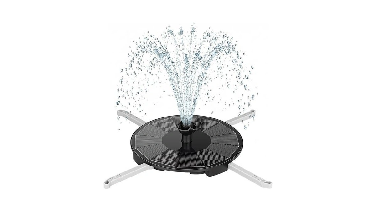 Vorosy Solar Fountain Pump With 3 Spray Height Adjustment, Upgraded