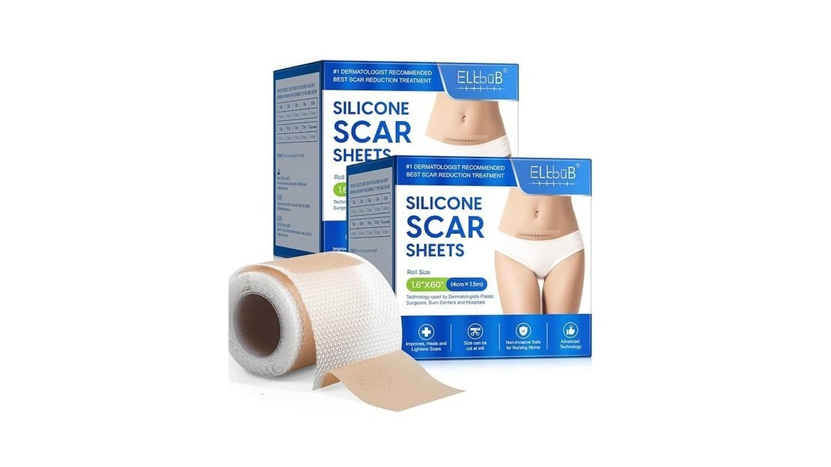 Silicone Scar Sheets - (1.6” X 60”) Scar Tape Roll