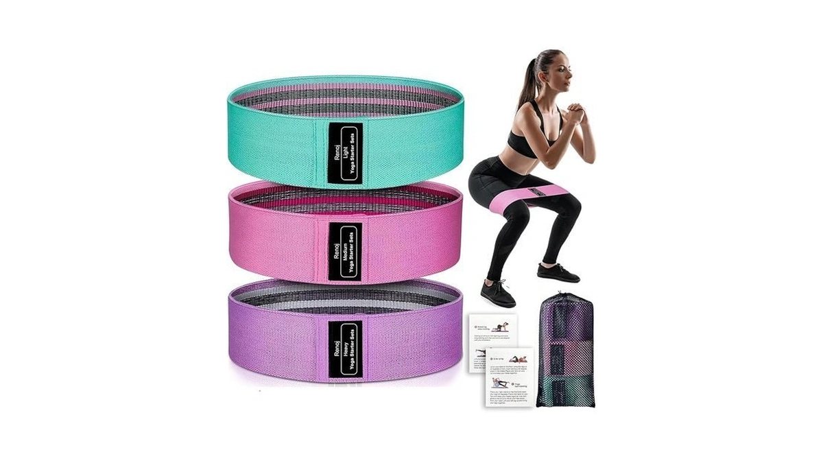 Renoj Resistance Bands For Working Out: 3-set Professional Exercise Bands