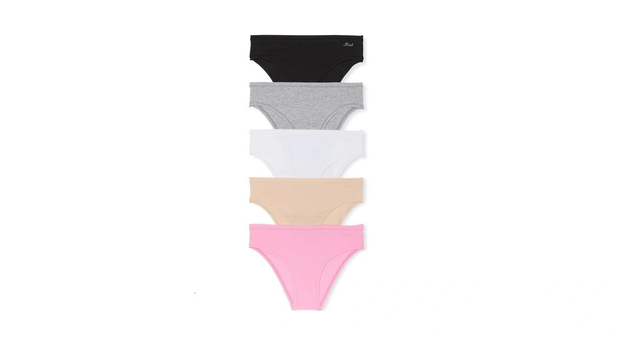 Victoria's Secret Pink Cotton Cheeky Panty Pack, Panties For Women,
