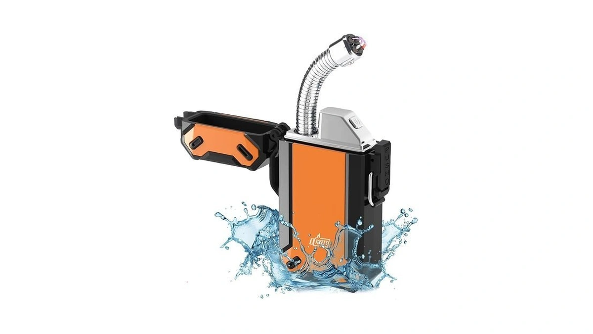 Dual Arc Usb Rechargeable Electric Camp Lighter With Retractable Flexible