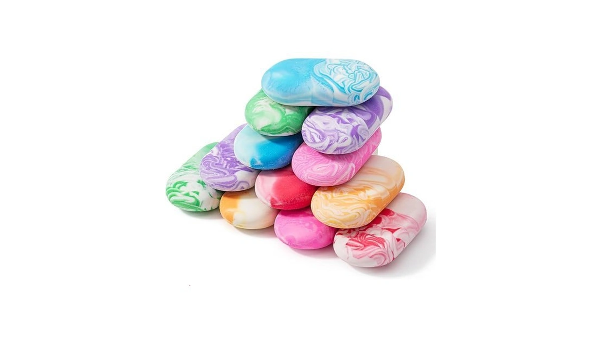 Mr. Pen- Marble Pencil Erasers, 12 Pack, 1" X 2"