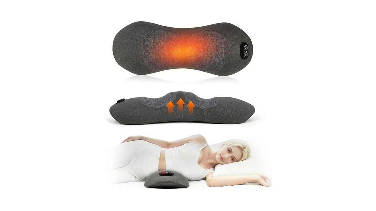Smooth Spine Triple Fusion Back Massager With Heat - Sciatica