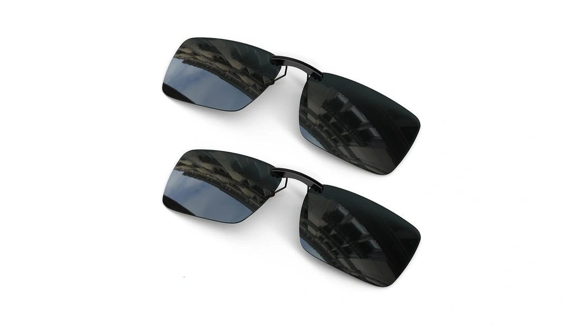 Anyluv Clip On Polarized Night Vision Sunglasses, Night Vision Driving