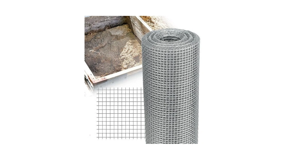1/8 Inch Hardware Cloth 16'' X 10' 27 Gauge Hot