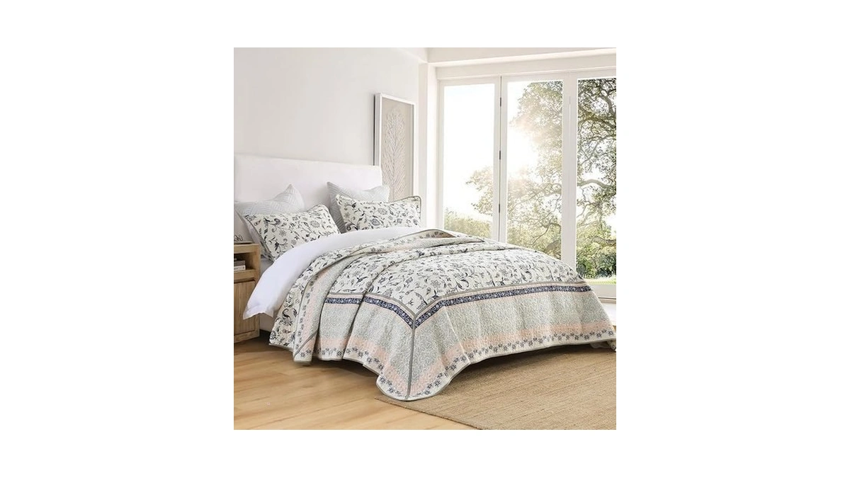 Quiltease Oversized Queen Bedspread - 120" Lx102 W - 100%