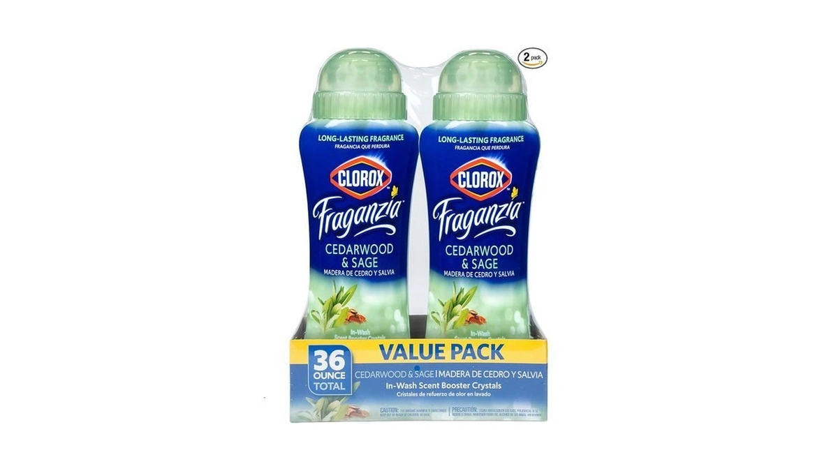 Clorox Fraganzia Laundry Scent Booster Crystals, In-wash Fragrance Beads For