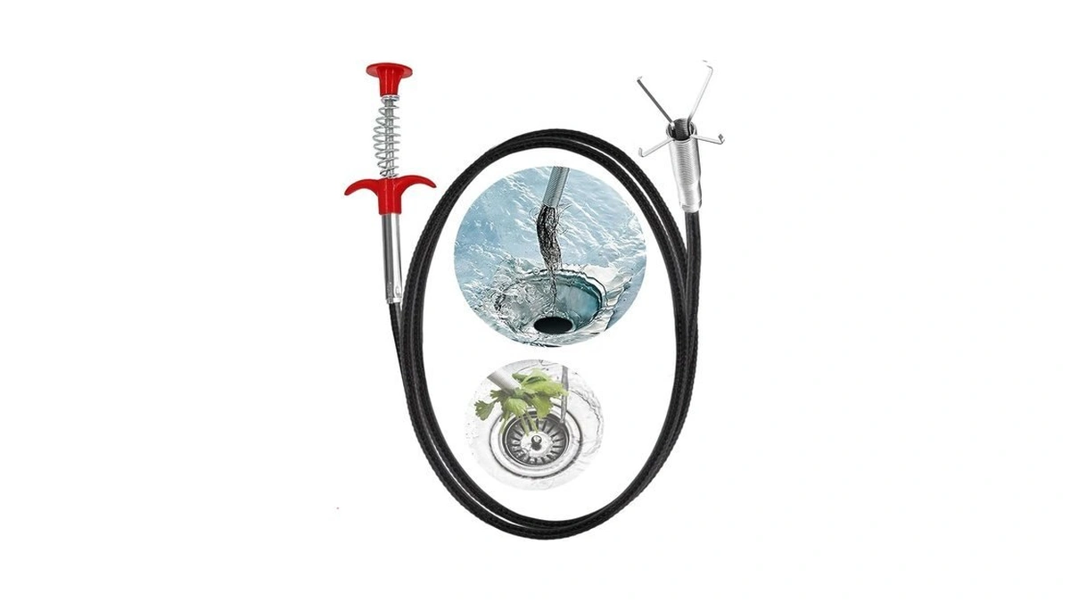 Shuchuang Drain Snake,76 Inch Flexible Grabber Claw Pick Up Reacher