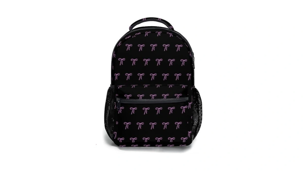 Zynphebag Cute Bow Backpack For Girls Lightweight School Backpack With