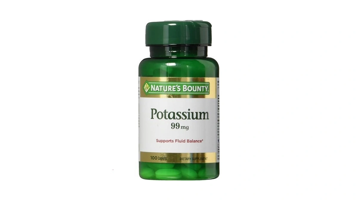 Nature's Bounty Potassium Gluconate 99mg, 100 Caplets