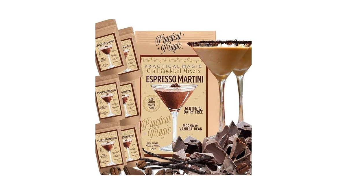 Practical Magic Espresso Martinis With Mocha & Vanilla Bean Craft