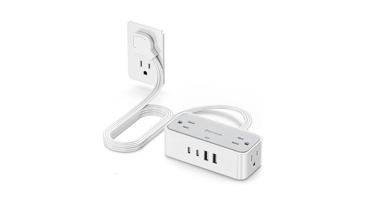 Surge Protector With 33w Pd Charging, Realmade 4-outlet Power Strip