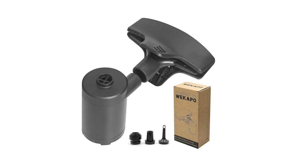 Wekapo Portable Electric Air Pump & Nozzle Set For Air
