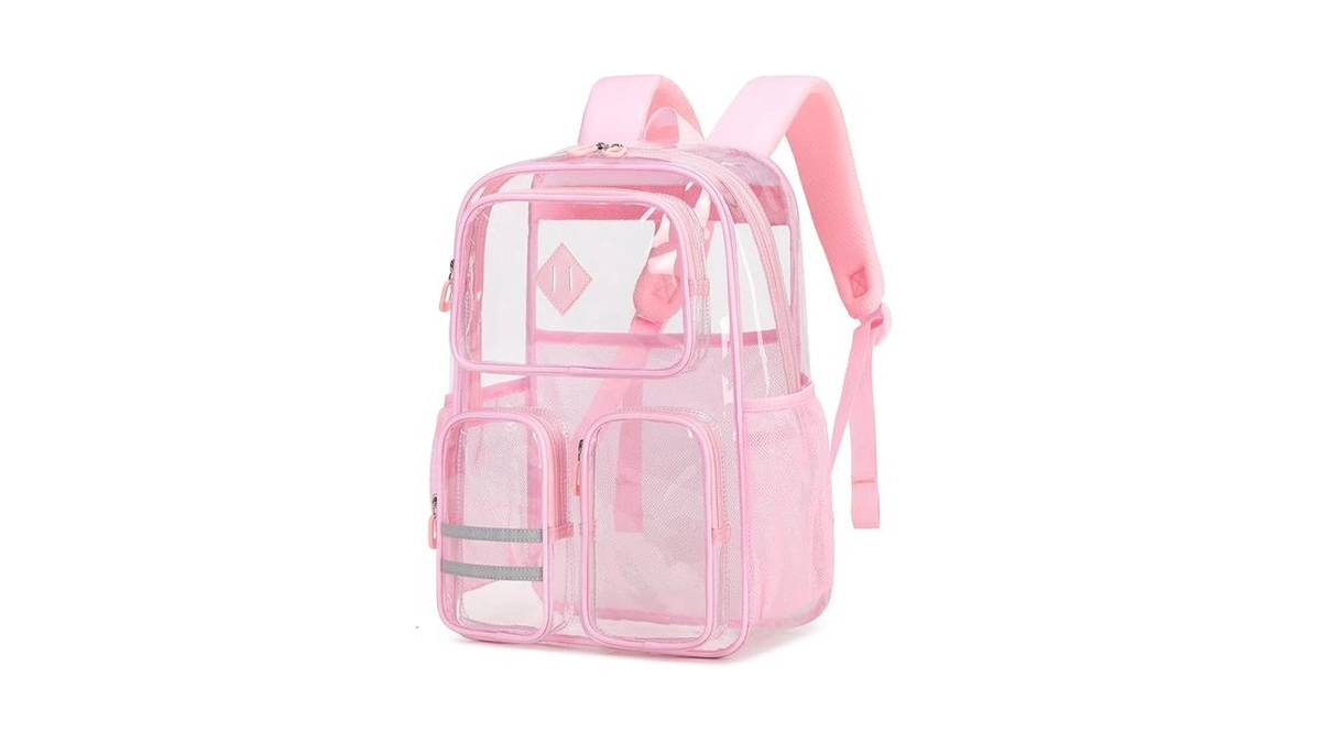 Asksky Clear Backpacks For School Heavy Duty Clear Bookbag Stadium