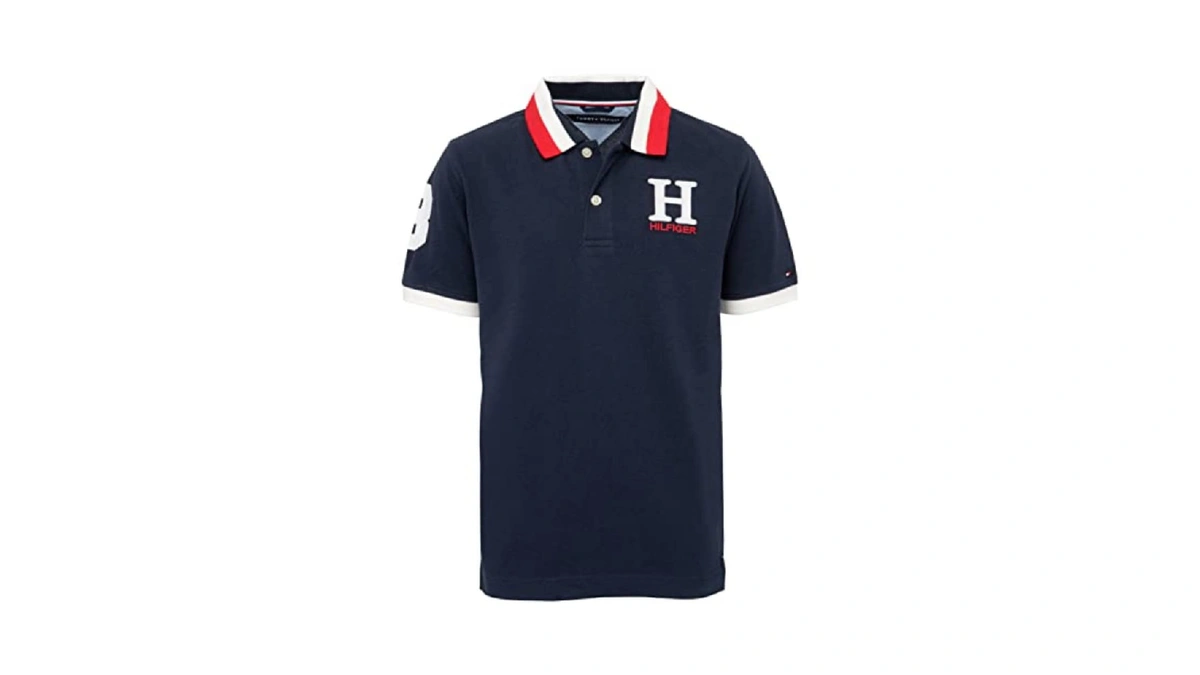 Tommy Hilfiger Boys' Short Sleeve Premium Matt Polo Shirt, Button