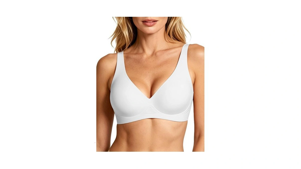 As Fairy 2026 Wireless Push Up Bras For Women Deep