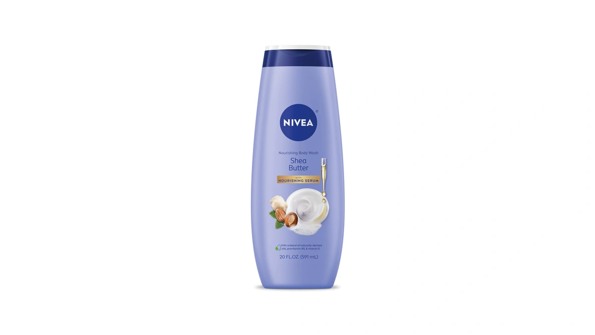 Nivea Nourishing Shea Butter Body Wash With Nourishing Serum, Moisturizing