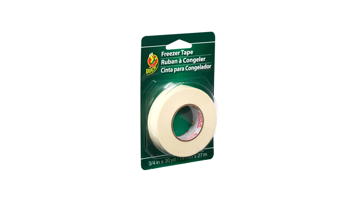 Duck Brand Write-on Freezer Tape, 3/4-inch By 30-yard, Single Roll,