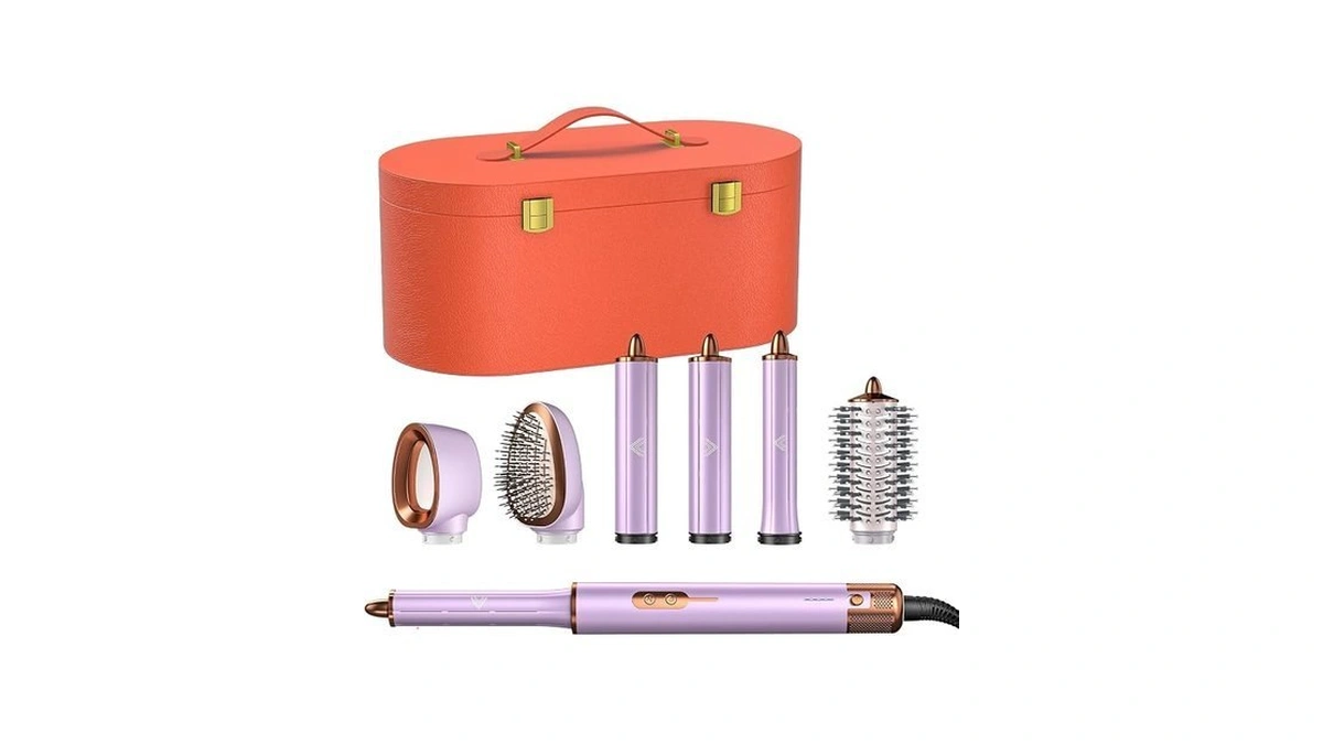 Cweixi 7-in-1 Negative Ion Hair Dryer, Air Styler Set, Coanda