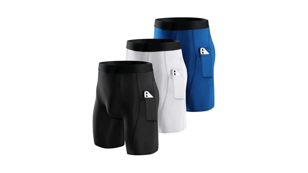 Niksa Compression Shorts Men 2/3 Pack, Compression Underwear For Men