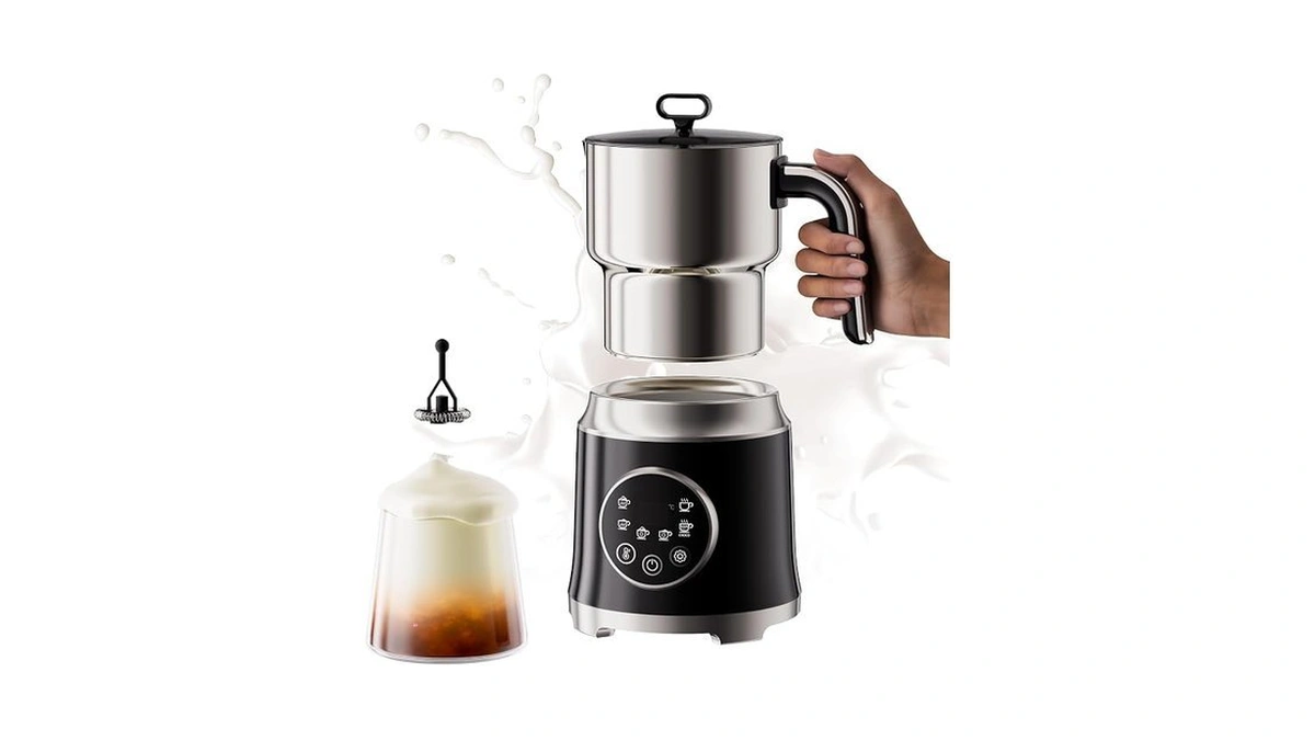 Xqdczr Milk Frother,variable Temp And Froth Thickness,27oz/800ml Milk Steamer And