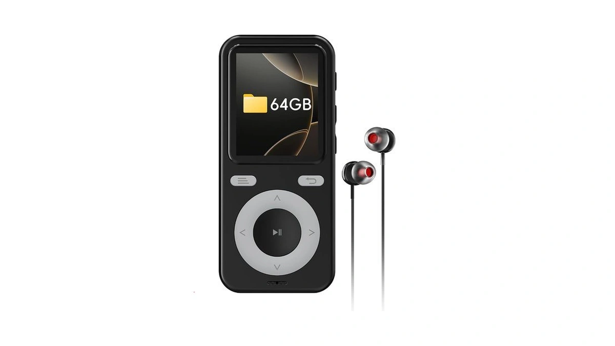 64gb Mp3 Player With Bluetooth,bluetooth Portable Hifi Lossless Sound Mp3