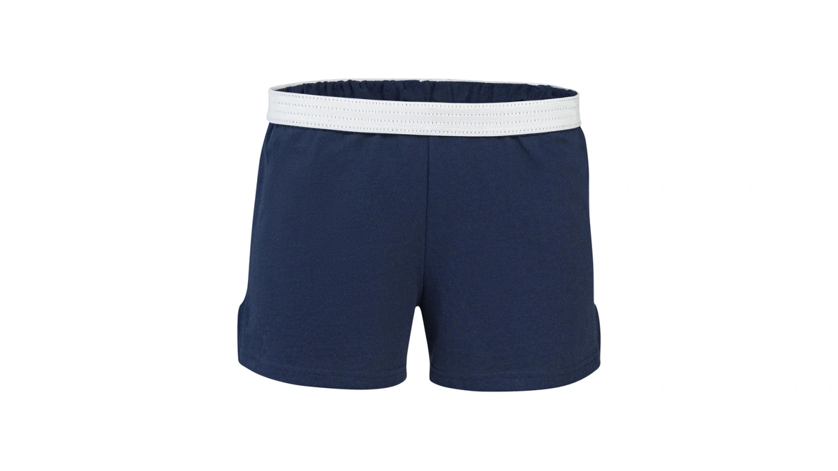 Soffe Women's Authentic Cheer Shorts, Athletic Cotton Blend, 3” Inseam,